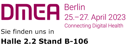 DMEA 2023 Stand Innocon Systems GmbH Halle 2.2 Stand B-106